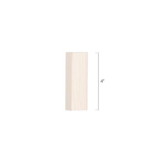 Square Wood Collars - 4 in. Length