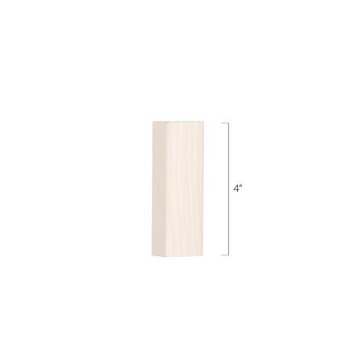 Square Wood Collars - 4 in. Length